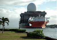 World & Travel: Sea-Based X-Band Radar (SBX), detecting missiles, military, United States