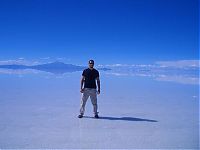 World & Travel: The largest mirror in the world, salt field, Bolivia