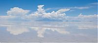 World & Travel: The largest mirror in the world, salt field, Bolivia