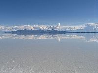 World & Travel: The largest mirror in the world, salt field, Bolivia