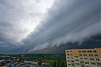 World & Travel: clouds formation