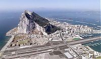 World & Travel: Gibraltar airport, Iberian Peninsula