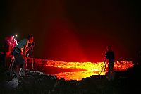 World & Travel: Lava lake in Ethiopia