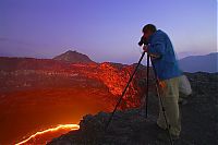 World & Travel: Lava lake in Ethiopia