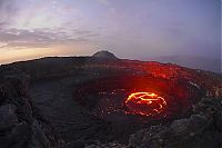 World & Travel: Lava lake in Ethiopia