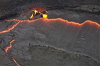 World & Travel: Lava lake in Ethiopia