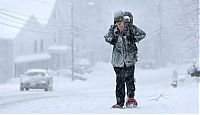 World & Travel: America snowstorm, Untied States