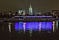 World & Travel: Moscow at night, Russia