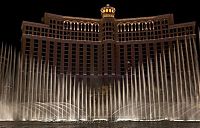 World & Travel: Fountains show in Las Vegas, Nevada, United States