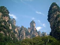 World & Travel: Zhangjiajie National Park, Ulinyuanya peak, Dayong town, Mt. Kunlun, Village of Yellow Lion, China