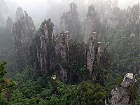 World & Travel: Zhangjiajie National Park, Ulinyuanya peak, Dayong town, Mt. Kunlun, Village of Yellow Lion, China