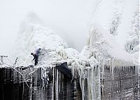 The dam of the Sayano-Shushenskaya GES