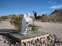 World & Travel: Rhyolite, ghost town, Nye County, Nevada, United States