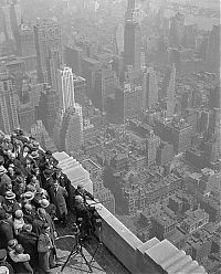 History: Black and white photos of New York City, United States