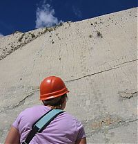 World & Travel: Dinosaur Wall, Cal Orko, Sucre, Bolivia