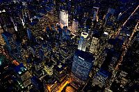 New York City at night, New York, United States