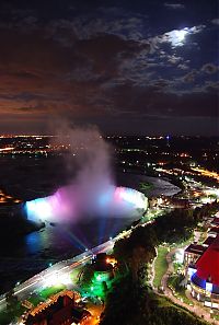 TopRq.com search results: Night view of Niagara Falls, Canada, United States