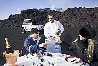 Volcano lunch, Iceland