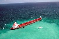 TopRq.com search results: Stranded ship, Great Barrier Reef, Coral Sea, Queensland, Australia