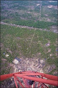 World & Travel: Views of Moscow region from tower, Russia