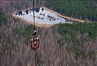 World & Travel: Views of Moscow region from tower, Russia