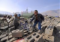 Earthquake in Yushu county, Qinghai, China