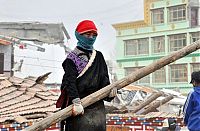 Earthquake in Yushu county, Qinghai, China