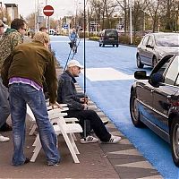 World & Travel: The Blue Road in Netherlands, by Henk Hofstra