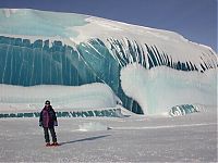 TopRq.com search results: Blue ice from frozen waves, Antarctica