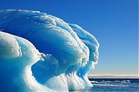 TopRq.com search results: Blue ice from frozen waves, Antarctica