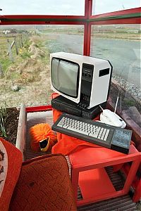Bus stop, Unst, Scotland