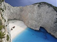 World & Travel: Shipwreck Cove, Navagio Beach on Zakynthos Island, Greece