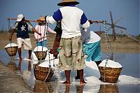 World & Travel: Salt production, India and Indonesia