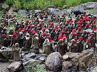 TopRq.com search results: Jizo statues near volcano, Japan