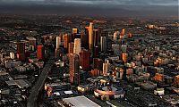 Bird's-eye view of Los Angeles, United States
