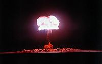 World & Travel: photo of nuclear explosion