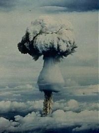 World & Travel: photo of nuclear explosion