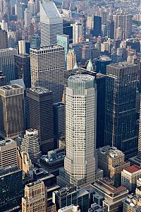 Bird's-eye view of New York City, United States