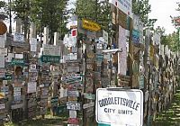 World & Travel: Sign Post Forrest, Watson Lake, Yukon, Alaska, United States