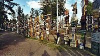 World & Travel: Sign Post Forrest, Watson Lake, Yukon, Alaska, United States