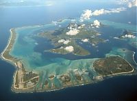 World & Travel: aerial view of airport runway