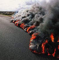 World & Travel: Kilauea volcano. Hawaiian Islands, United States