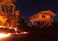 World & Travel: Kilauea volcano. Hawaiian Islands, United States