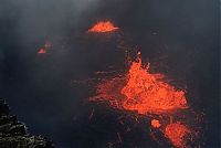 World & Travel: Kilauea volcano. Hawaiian Islands, United States