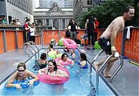 World & Travel: Dumpster swimming pools, Park Avenue, New York City, United States
