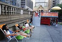 World & Travel: Dumpster swimming pools, Park Avenue, New York City, United States