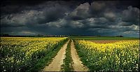 World & Travel: colorful clouds formation