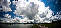 World & Travel: colorful clouds formation