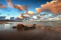 World & Travel: colorful clouds formation