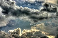 World & Travel: colorful clouds formation